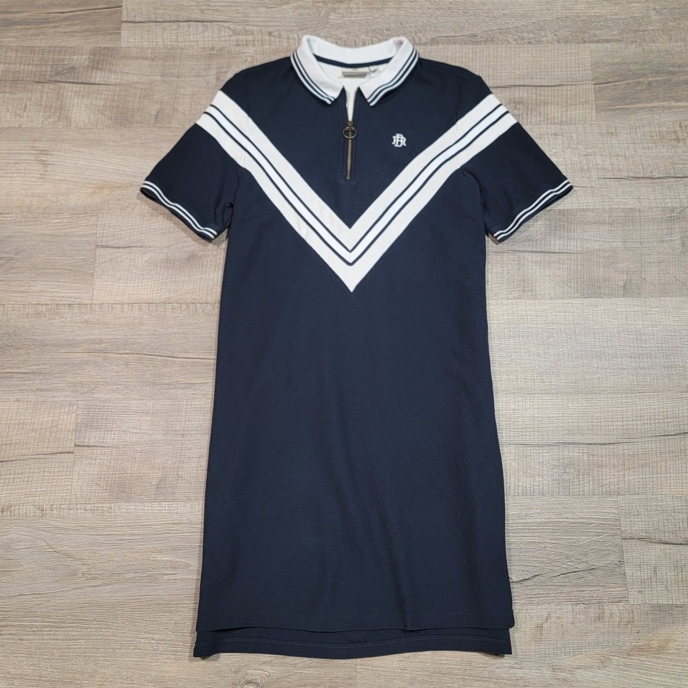 Banana Republic Athletics Knit Commuter Academia Polo Dress Sz Small Tennis Prep